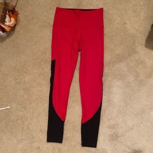 Strut this mesh combo yoga pants size M